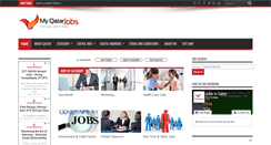 Desktop Screenshot of myqatarjobs.com